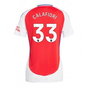 Arsenal Riccardo Calafiori #33 Hemmatröja Dam 2024-25 Kortärmad